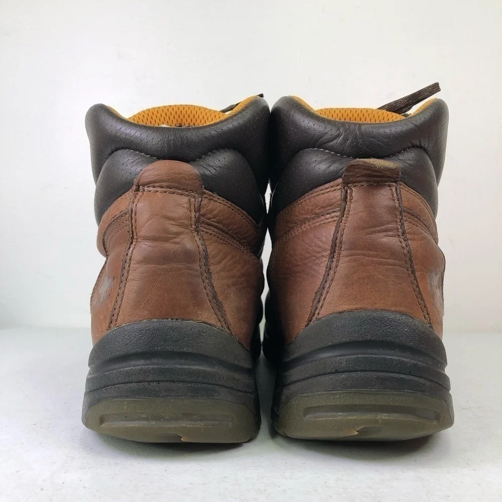 Timberland Pro Brown Leather Lace Up Boots Size 13M